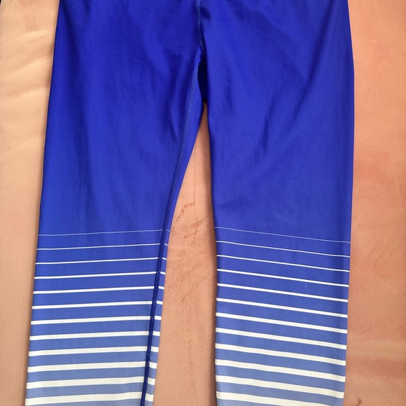 Athleta Capri Striped Leggings. Size XL. Never worn. - Picture 2 of 4